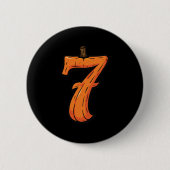 6 7 Funny Six Seven Halloween Costume Matching Cou 缶バッジ (正面)