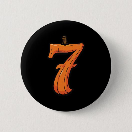 6 7 Funny Six Seven Halloween Costume Matching Cou 缶バッジ (正面)