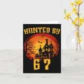 6 7 halloween 67 meme six seven haunted gen alpha カード (黄色い花)