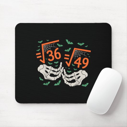6 7 Halloween Math Square Root 67 Meme Gen Alpha S マウスパッド (マウス)