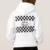 6 7 Meme Black White checkerboard Birthday (裏面)