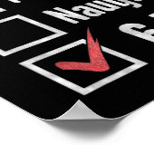 6-7 Meme Brain Rot Nice Naughty 67 Funny Christmas ポスター (角)