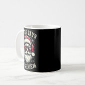 6-7 Meme Christmas Santa Six Seven Brain Rot Funny コーヒーマグカップ (正面左)