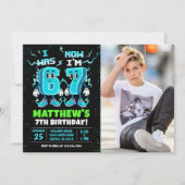 6 7 Meme Graffiti Six Seven Birthday Photo 招待状 (正面)