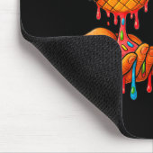 6 7 Meme Ice Cream Drip Funny Gen Alpha Slang  マウスパッド (コーナー)