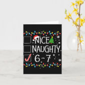 6-7 Meme Nice Naughty 67 Christmas  カード (黄色い花)