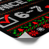 6-7 Meme Nice Naughty 67 Christmas Brain Rot Funny ポスター (角)