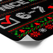 6-7 Meme Nice Naughty 67 Christmas Brain Rot Funny ポスター (角)