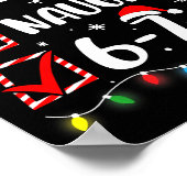 6-7 Meme Nice Naughty 67 Christmas Brain Rot Funny ポスター (角)