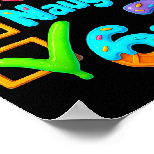 6-7 Meme Nice Naughty 67 Christmas Brain Rot Funny ポスター (角)