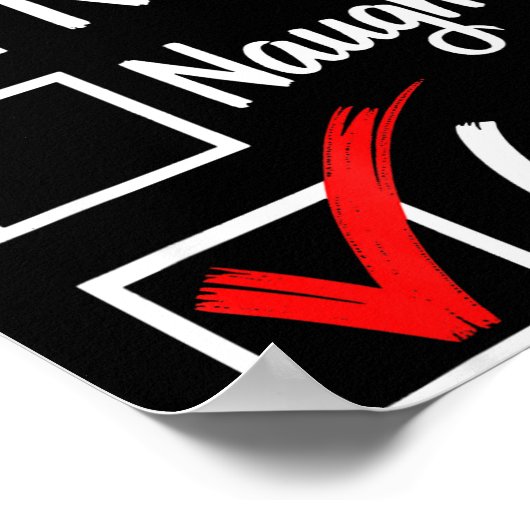 6-7 Meme Nice Naughty 67 Christmas Brain Rot Funny ポスター (角)