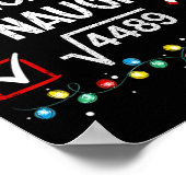 6-7 Meme Nice Naughty 67 Christmas Brain Rot Funny ポスター (角)