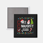 6-7 Meme Nice Naughty 67 Christmas Brain Rot Funny マグネット (正面/裏面)