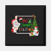 6-7 Meme Nice Naughty 67 Christmas Santa Says  マグネット (正面)