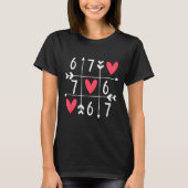 6 7 Meme Six Seven 67 Funny Xoxo Game Valentines D Tシャツ (正面)