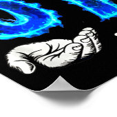 6 7 Meme Six Seven 67 Hands Meme Funny Men Girls B ポスター (角)