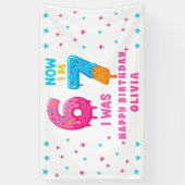 6 7 Meme Six Seven Birthday Banner 横断幕 (縦)