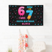 6 7 Meme Six Seven Birthday Banner 横断幕 (インサイチュ)