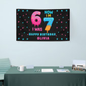 6 7 Meme Six Seven Birthday Banner 横断幕 (トレードショー)