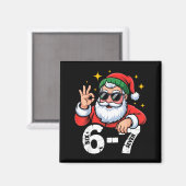 6 7 Meme Six Seven Christmas Gen Z Alpha Teen Boys マグネット (正面/裏面)