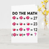 6 7 Meme Six Seven Do The Math Teacher Valentines  カード (黄色い花)