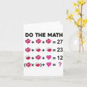 6 7 Meme Six Seven Do The Math Teacher Valentines  カード (黄色い花)