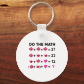 6 7 Meme Six Seven Do The Math Teacher Valentines  キーホルダー (正面)