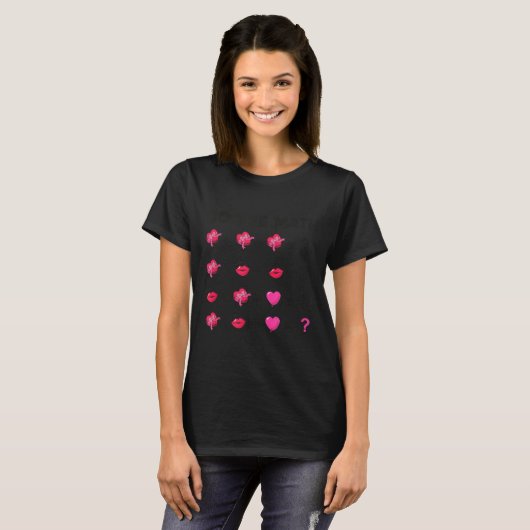 6 7 Meme Six Seven Do The Math Teacher Valentines  Tシャツ (正面フル)
