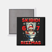 6-7 Meme Slang Christmas Nice Naughty 67 Funny  マグネット (正面/裏面)