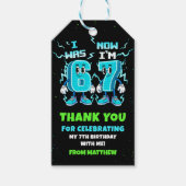 6 7 Meme Trend Six Seven Birthday Party ギフトタグ (正面)