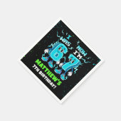 6 7 Meme Trend Six Seven Birthday Party スタンダードカクテルナプキン (角)