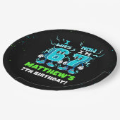 6 7 Meme Trend Six Seven Birthday Party ペーパープレート (アングル)