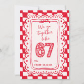 6 7 Meme Trendy  Funny Valentines Day Cards シーズンカード (正面)