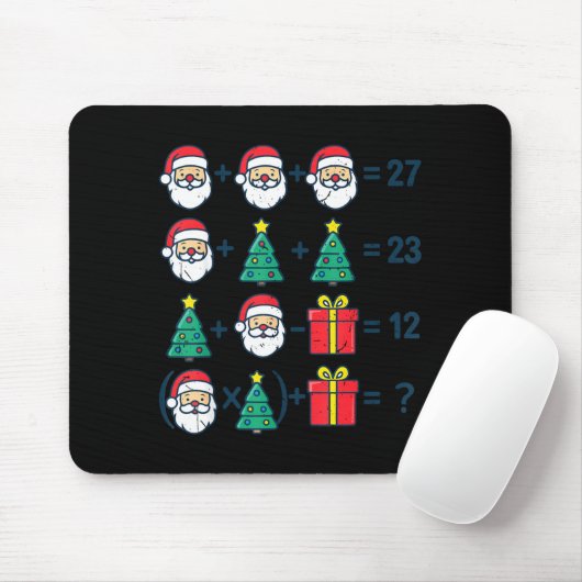 6 7 Order Operation Christmas Math Professor Costu マウスパッド (マウス)