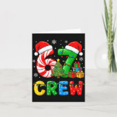 6 7 Pajamas Six Seven Matching Ugly Christmas 67 F カード (正面)