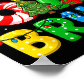 6 7 Pajamas Six Seven Matching Ugly Christmas 67 G ポスター (角)