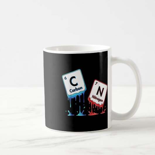 6 7 Periodic Table Meme Science Chemistry6 7 Perio コーヒーマグカップ (右)