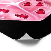 6 7 Preppy Valentine Y2k Funny Coquette Nk Dice Bo ポスター (角)