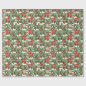 6-7 Reindeer Squad Christmas ラッピングペーパー (フラット)