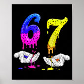 6 7 Six Seven Meme 67  ポスター (正面)