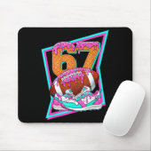 6 7 Six Seven Meme American Football Drip Number 6 マウスパッド (マウス)
