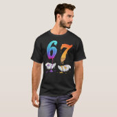 6 7 Six Seven Meme Hands Ice Cream Baseball Drip B Tシャツ (正面フル)