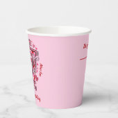 6 7 Six Seven Meme Trend Girls 7th Birthday 紙コップ (左)