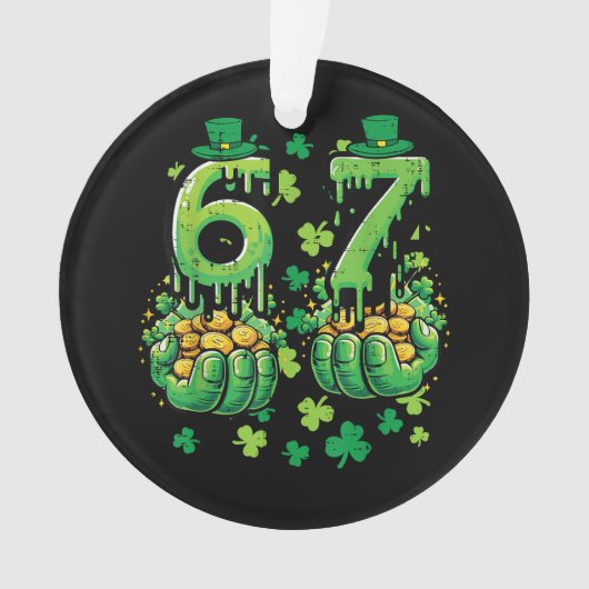 6 7 St Patricks Day オーナメント (正面)