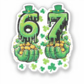 6 7 St Patricks Day シール (正面)