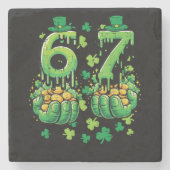6 7 St Patricks Day ストーンコースター (正面)