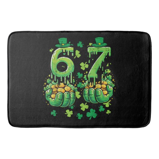 6 7 St Patricks Day バスマット (正面)