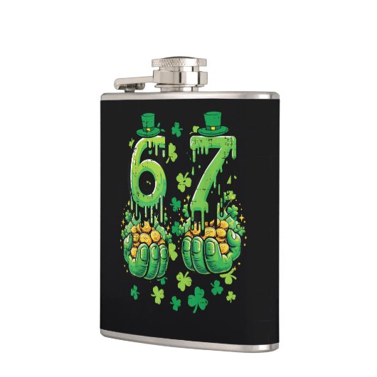 6 7 St Patricks Day フラスク (左)