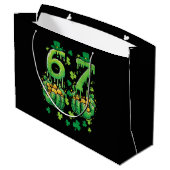 6 7 St Patricks Day ラージペーパーバッグ (裏面アングル)