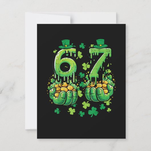 6 7 St Patricks Day 案内状 (裏面)